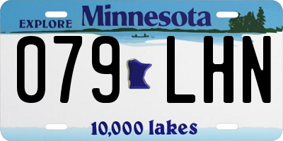 MN license plate 079LHN
