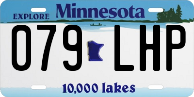 MN license plate 079LHP