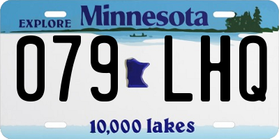 MN license plate 079LHQ