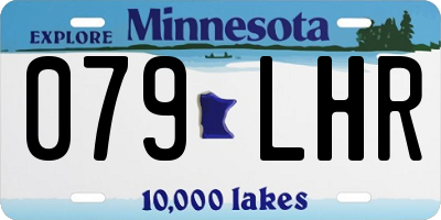MN license plate 079LHR