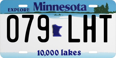 MN license plate 079LHT