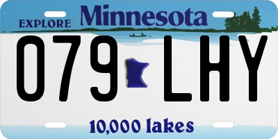 MN license plate 079LHY