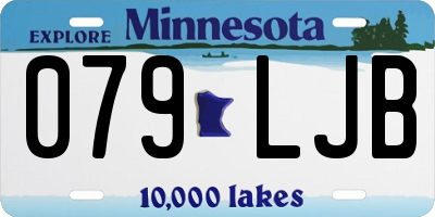 MN license plate 079LJB