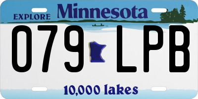 MN license plate 079LPB