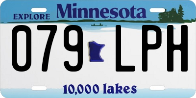 MN license plate 079LPH