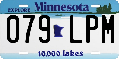MN license plate 079LPM