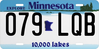 MN license plate 079LQB