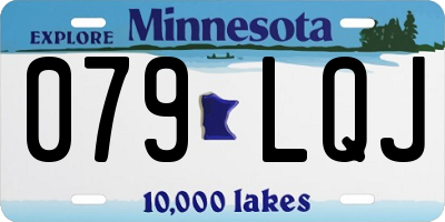 MN license plate 079LQJ