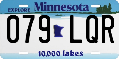 MN license plate 079LQR