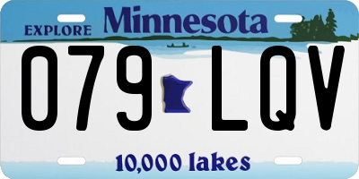MN license plate 079LQV