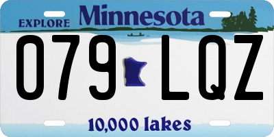 MN license plate 079LQZ