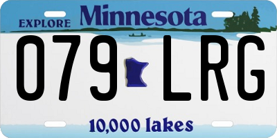 MN license plate 079LRG