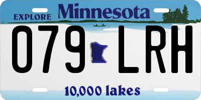 MN license plate 079LRH