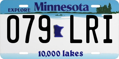MN license plate 079LRI