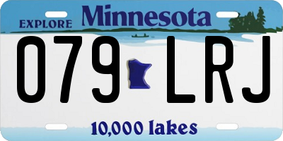 MN license plate 079LRJ