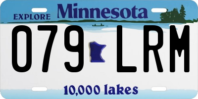 MN license plate 079LRM