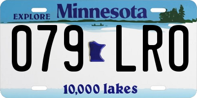 MN license plate 079LRO