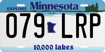 MN license plate 079LRP