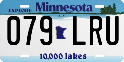 MN license plate 079LRU