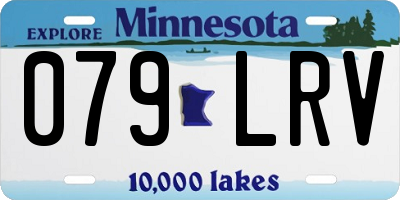 MN license plate 079LRV