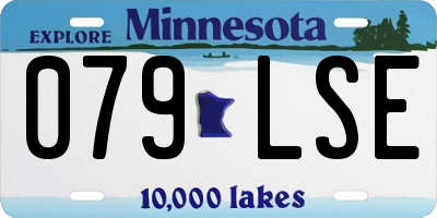 MN license plate 079LSE