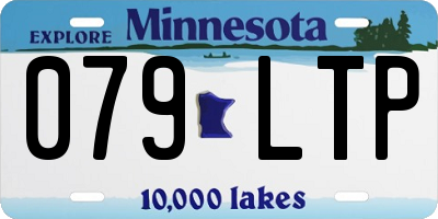 MN license plate 079LTP