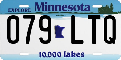 MN license plate 079LTQ