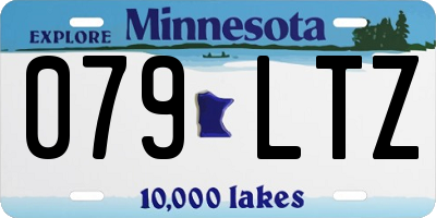 MN license plate 079LTZ