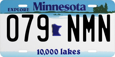 MN license plate 079NMN
