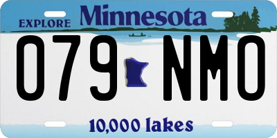 MN license plate 079NMO