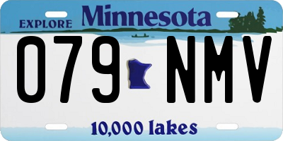 MN license plate 079NMV