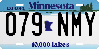 MN license plate 079NMY