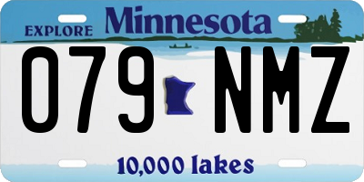 MN license plate 079NMZ