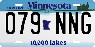 MN license plate 079NNG