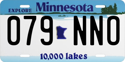 MN license plate 079NNO