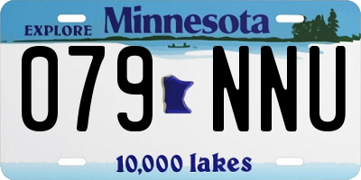 MN license plate 079NNU