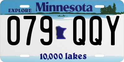 MN license plate 079QQY