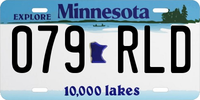 MN license plate 079RLD