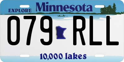 MN license plate 079RLL