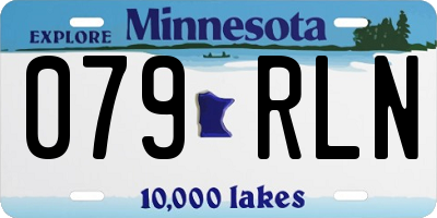 MN license plate 079RLN