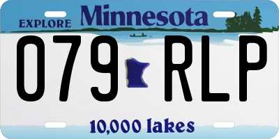 MN license plate 079RLP