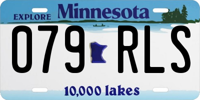 MN license plate 079RLS