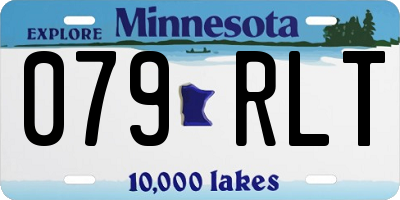 MN license plate 079RLT