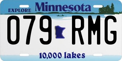 MN license plate 079RMG