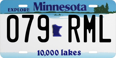 MN license plate 079RML