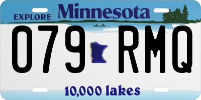 MN license plate 079RMQ