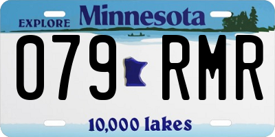 MN license plate 079RMR