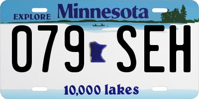 MN license plate 079SEH