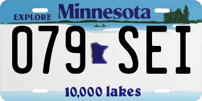 MN license plate 079SEI