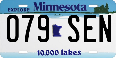 MN license plate 079SEN